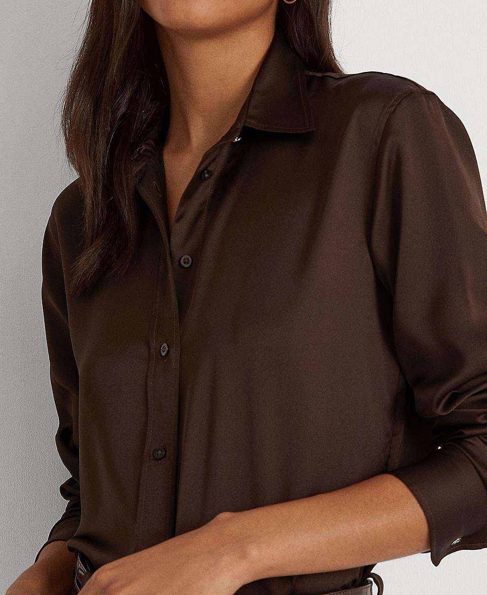 The Elegance of a Brown Shirt and a Tie
