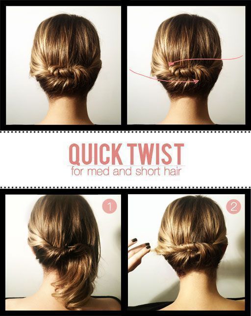 Simple Hairstyles for Women with Tie-up Styles