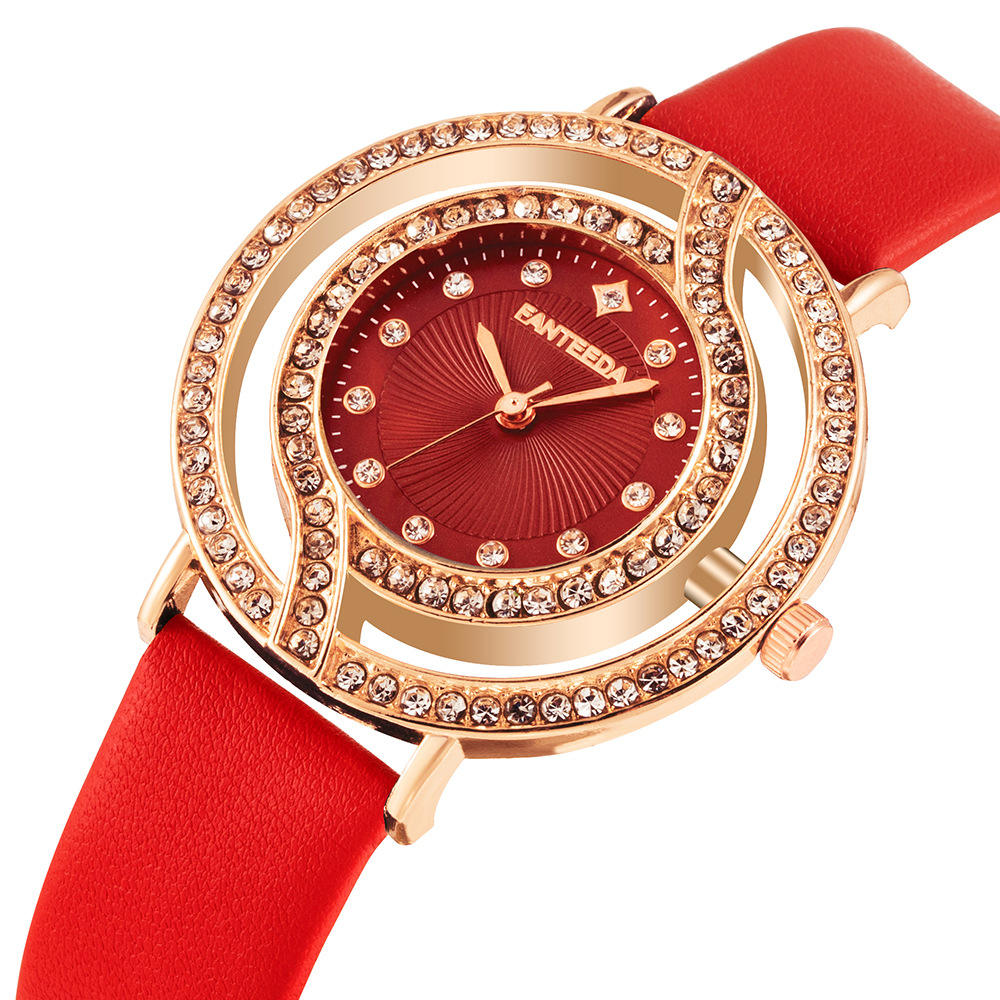 Title: Unleashing the Elegance: A Ladies Watch Paired with a Red Tie Brand Image