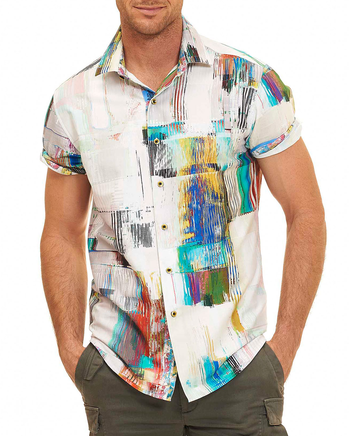 Title: Crafting the Perfect Campus Vibe: The Art of Mens Short Sleeve Collared Shirt Tailoring