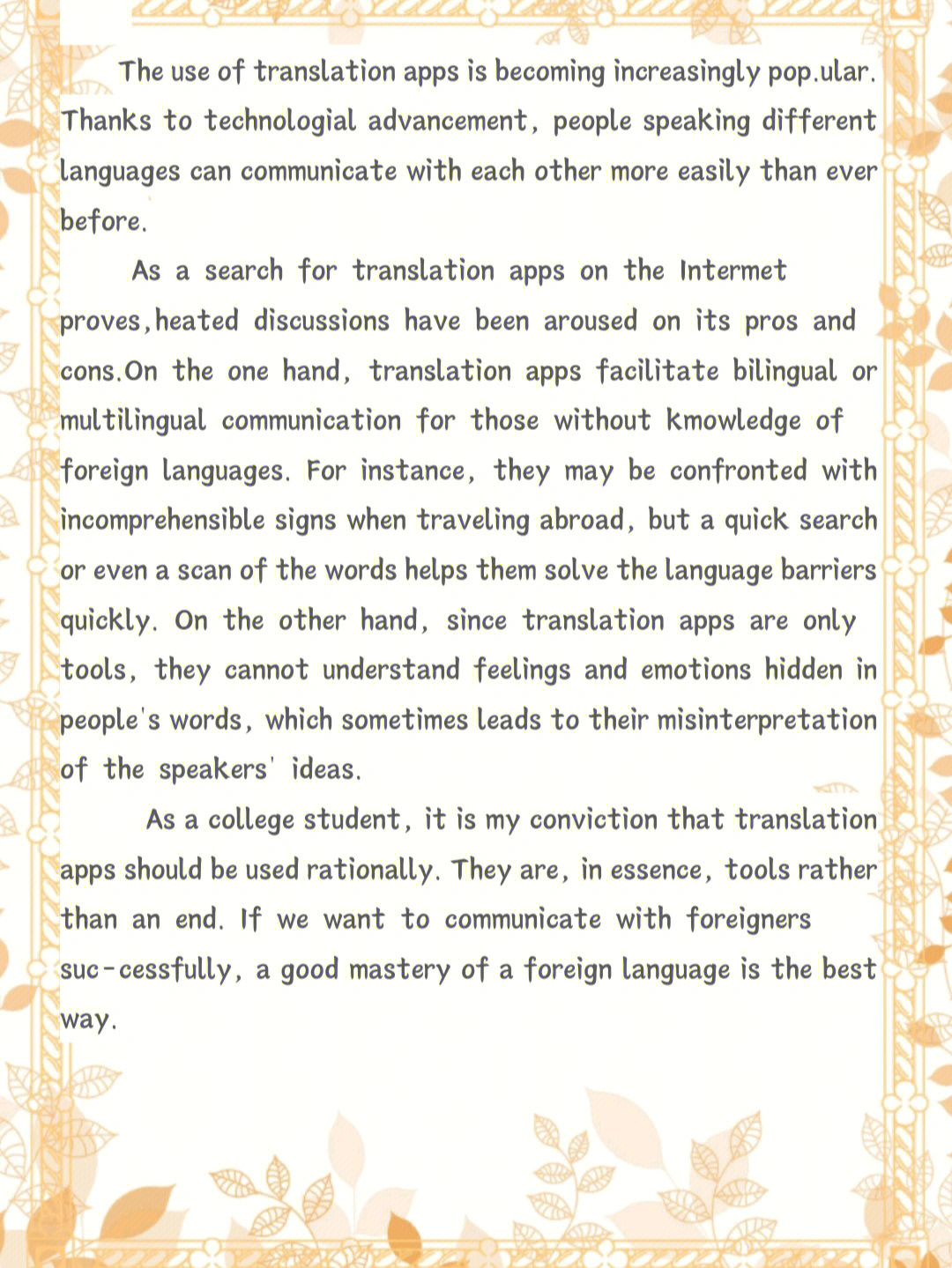 Title: How to Write Our Tie in English