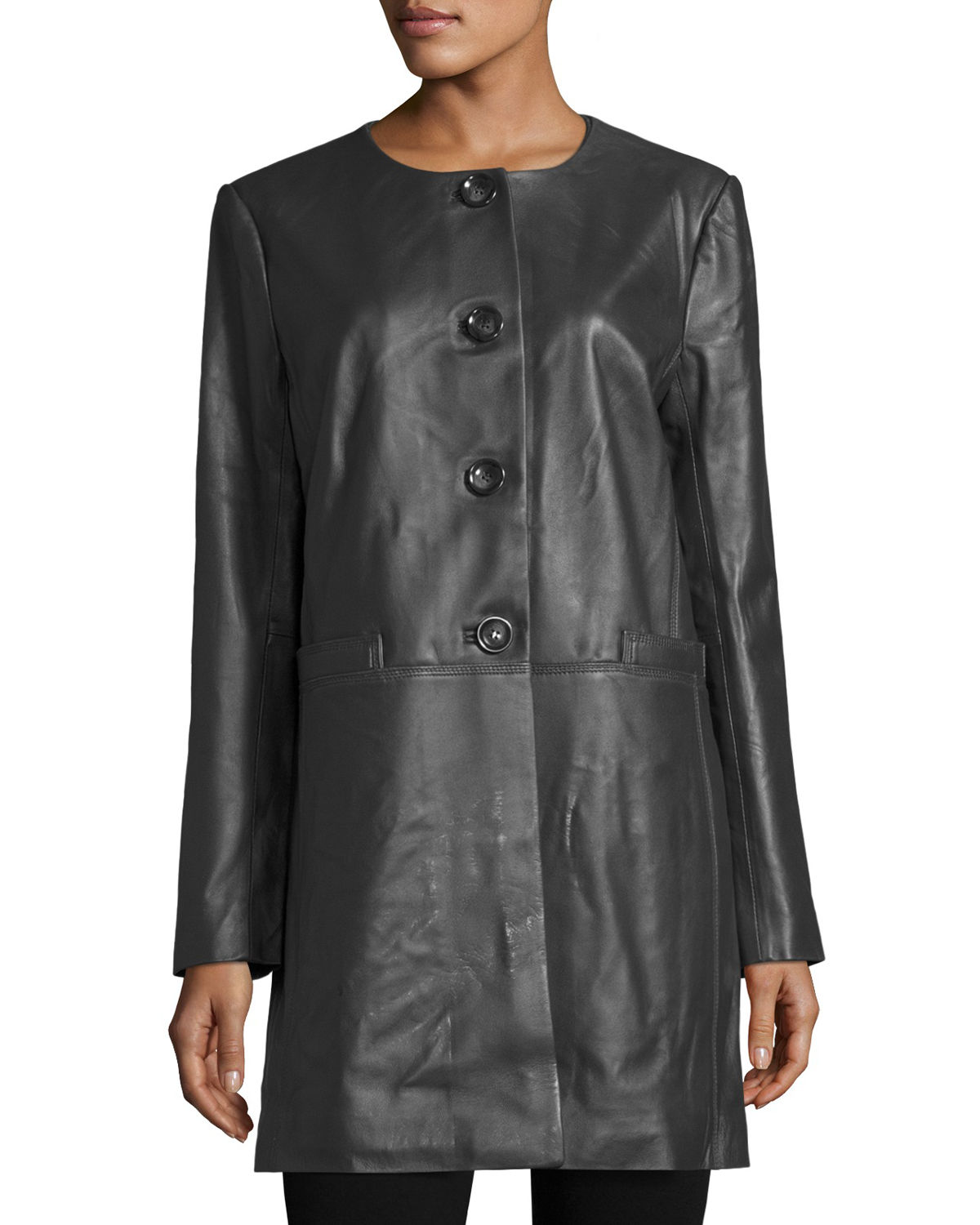 Top Brands for Leather Coats with a Tie