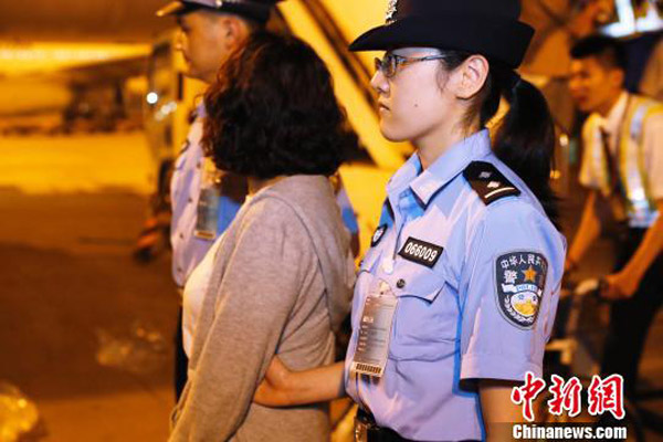 Title:  police officers transform into ties