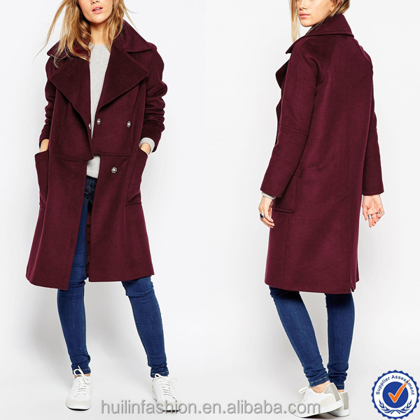 Title: Cozy and Stylish Womens Winter Coat without Collar Tie
