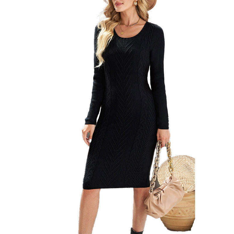 Title: Embrace the Cozy and Stylish Look with New Sweater Dresses and Scarves in Autumn and Winter
