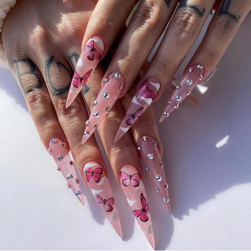 Title: Butterfly Knot Tie Nail Art: A Stunning Collection of Images to Inspire Your Next Manicure