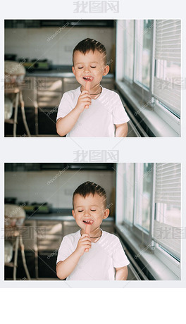 Title: The Little Boy and His Tie-Dye T-Shirt
