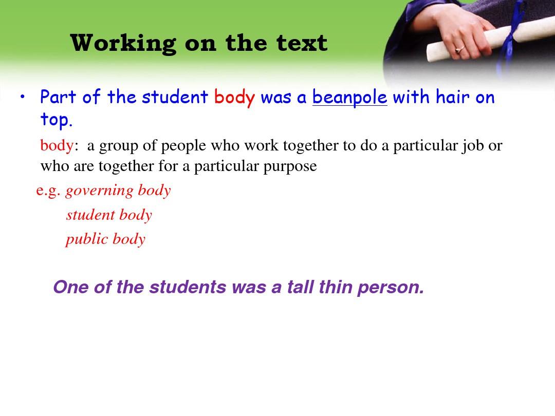 Title: The Students Loose-fitting Tie