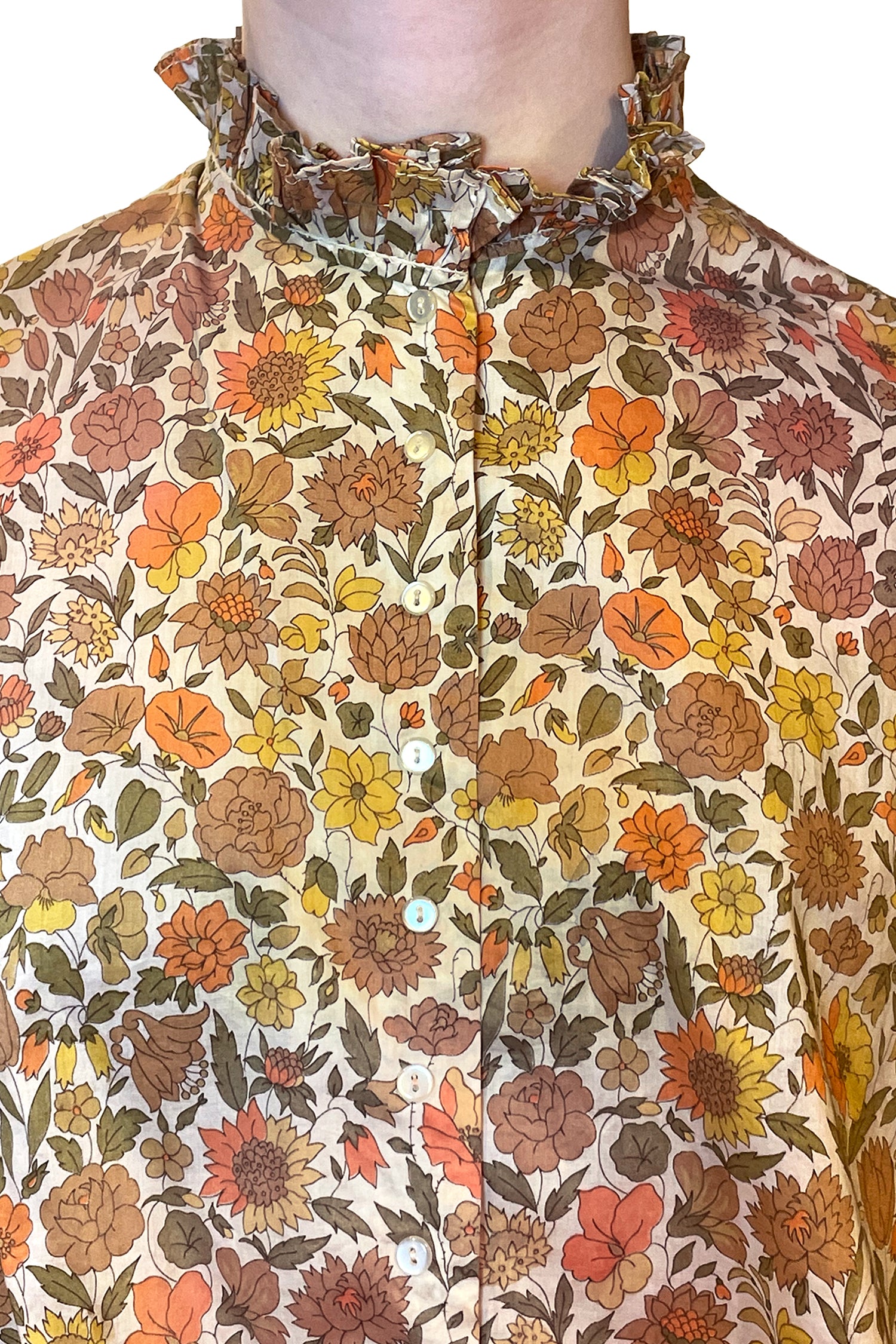 Title: The Vintage Flower-Print Tie