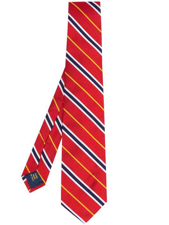 Title: The Red Stripe Tie