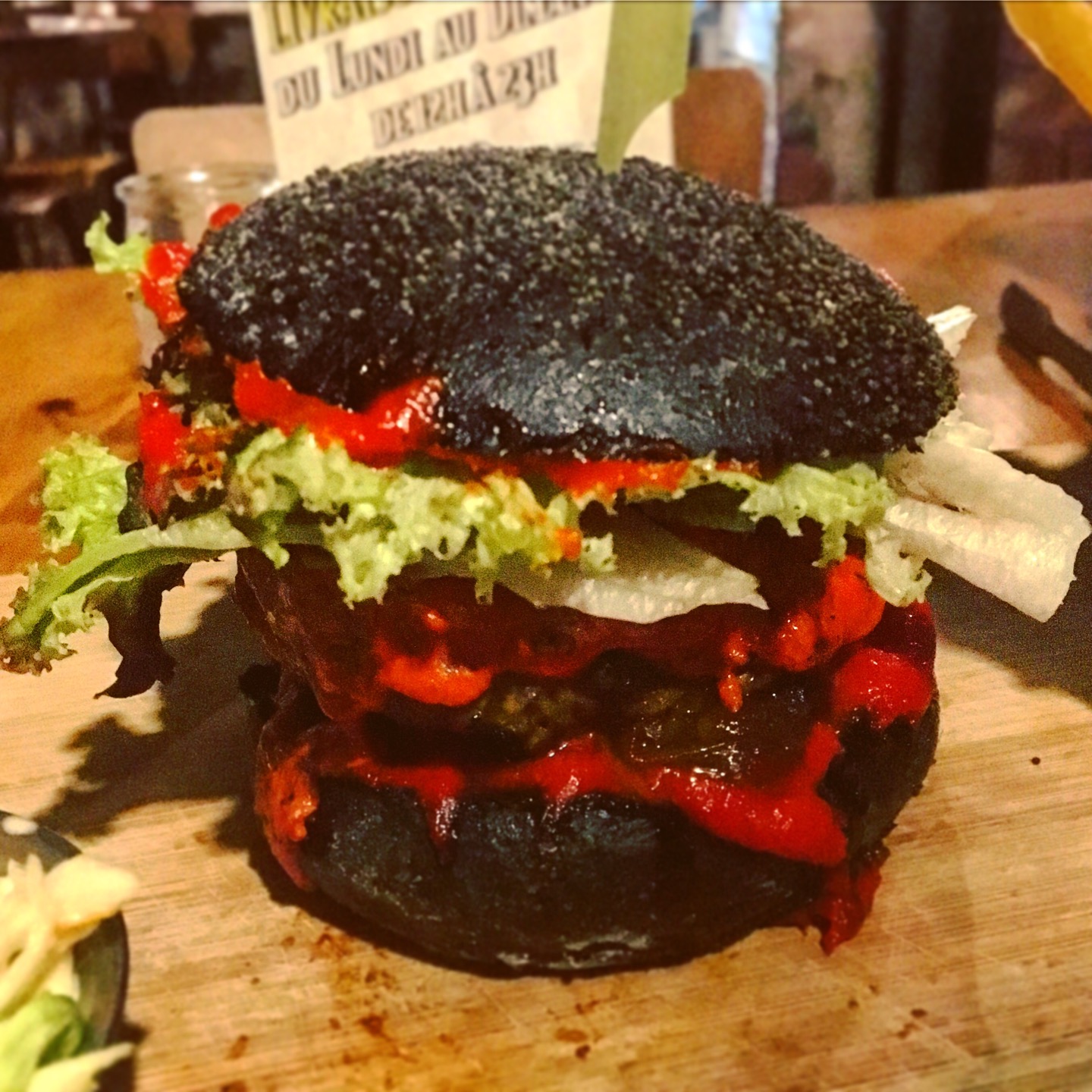 Title: The King of Tie-Dye Burger
