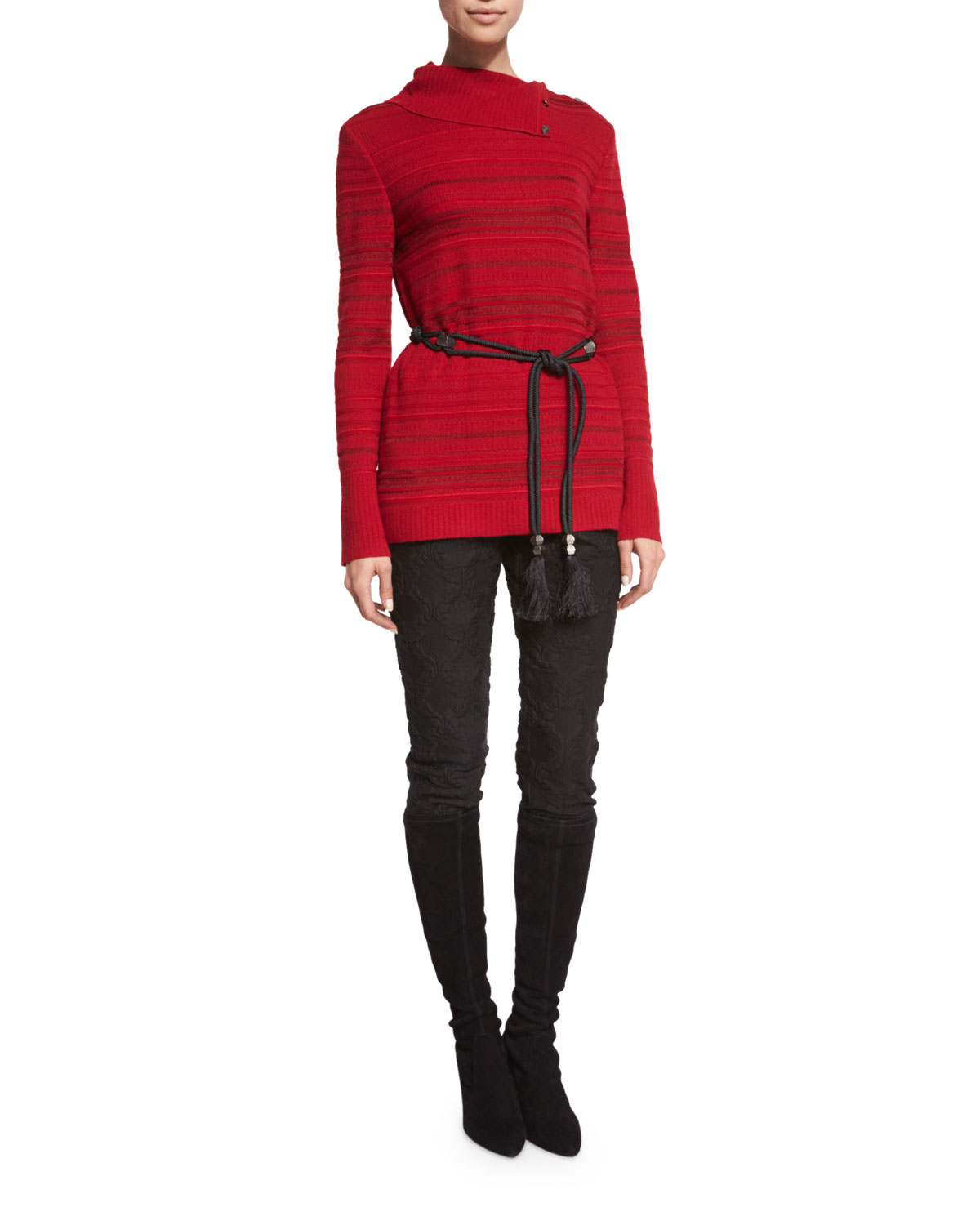Title: Ladys Casual Tie with Zipper Styles