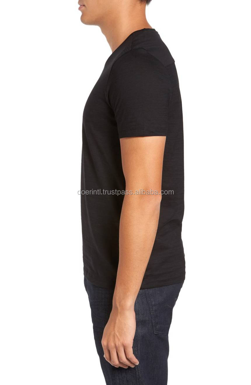 Title: Fashionable Mens Brand V-Neck Tie-Clipped Short-Sleeve T-Shirt in the直播间
