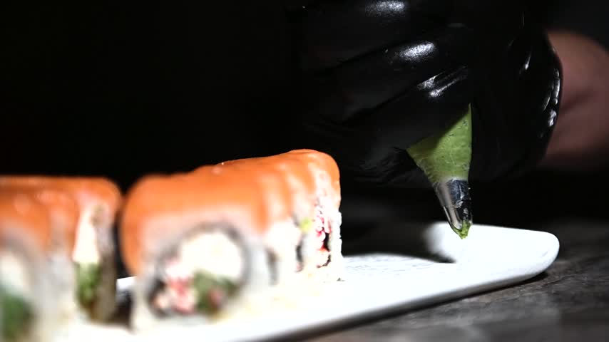 Title: Creating a Masterpiece: The Art of Crafting a Tie into Sushi