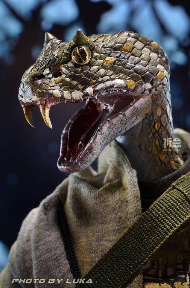 Title: The Art of Wearing a Snake-Head Tie