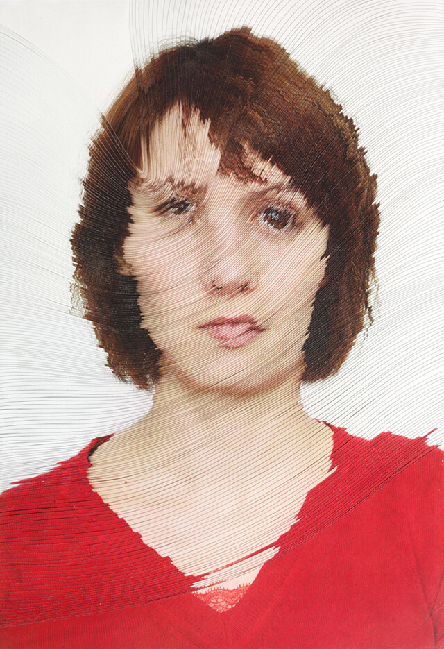 Title: The Alluring Charm of a Woman in Red Tie