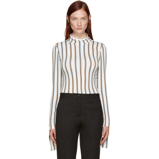 Title: The Timeless Elegance of a Black and White Striped Tie