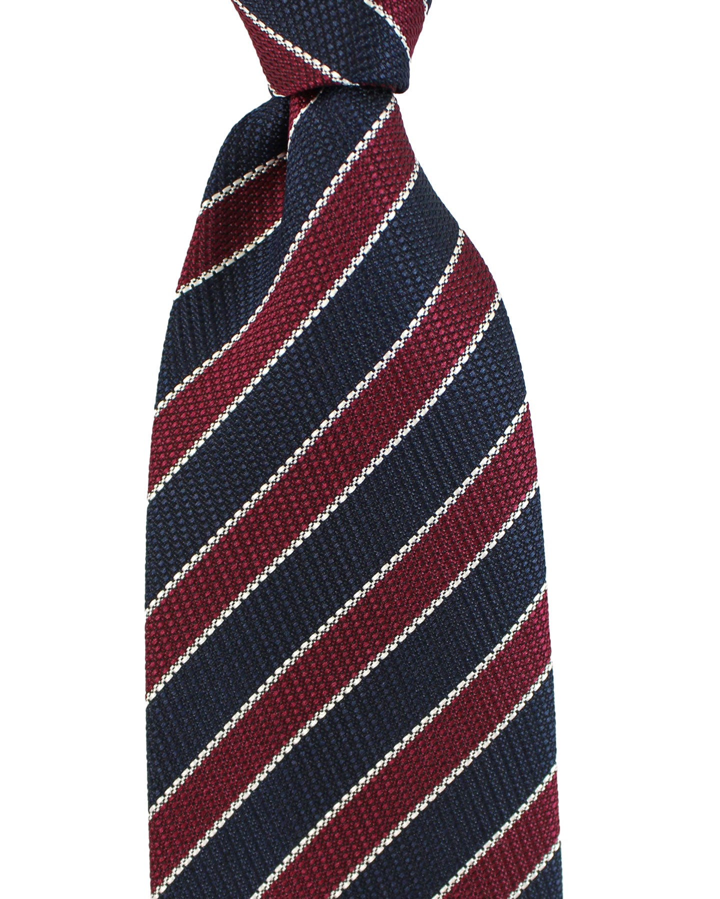 Title: The Timeless Elegance of a Striped Navy Tie
