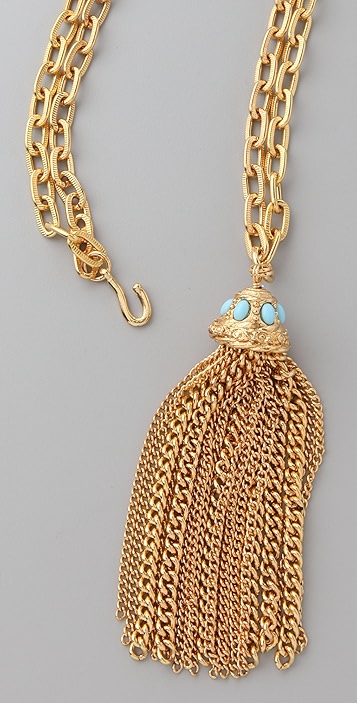 A Necklace Attached to a Tie
