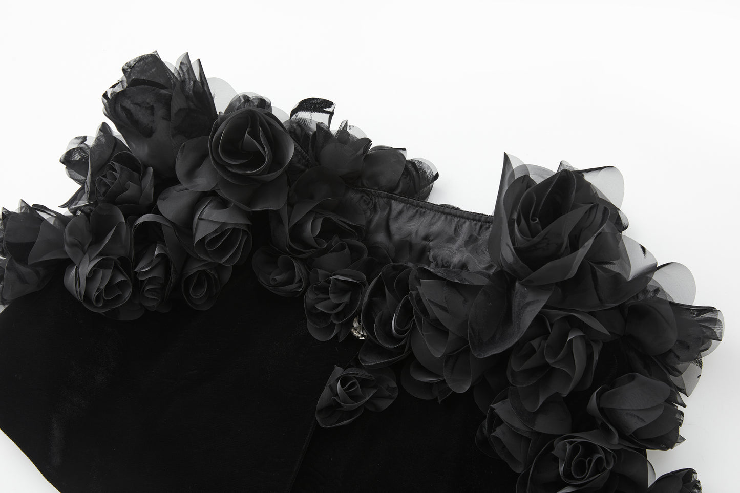 The Elegance of a Black Rose Tie