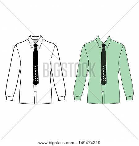 The Art of Drawing a Tie and a Shirt
