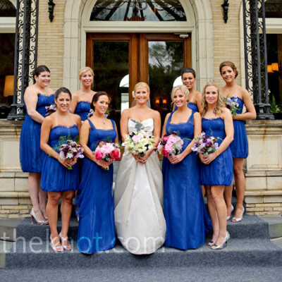 The Elegance of a Blue Tie at a Wedding