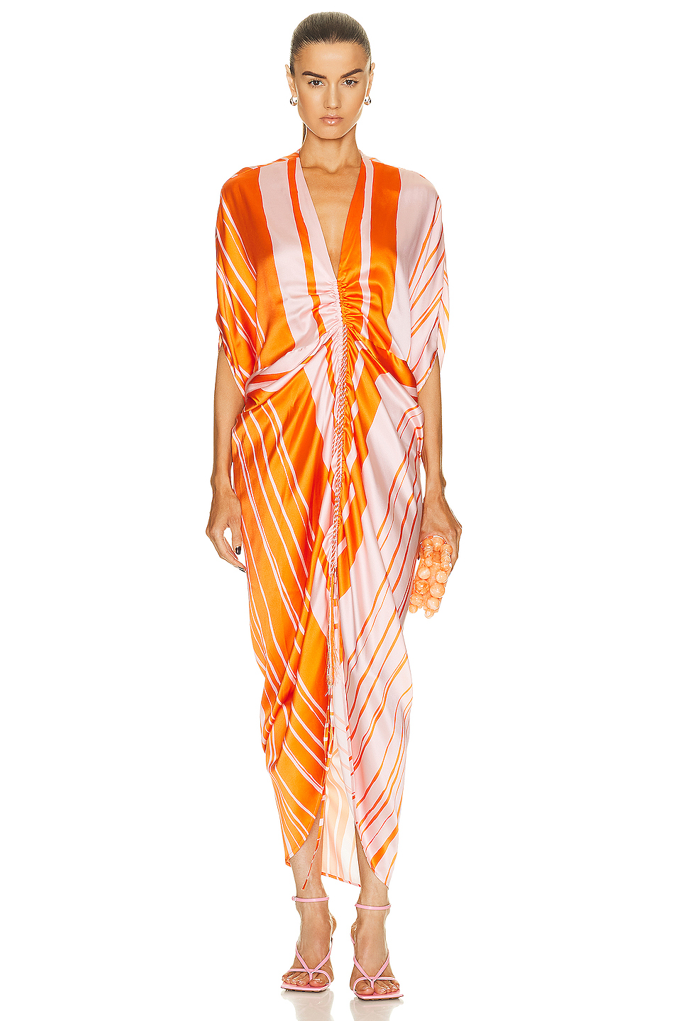 The Elegance of a Silk Orange Tie